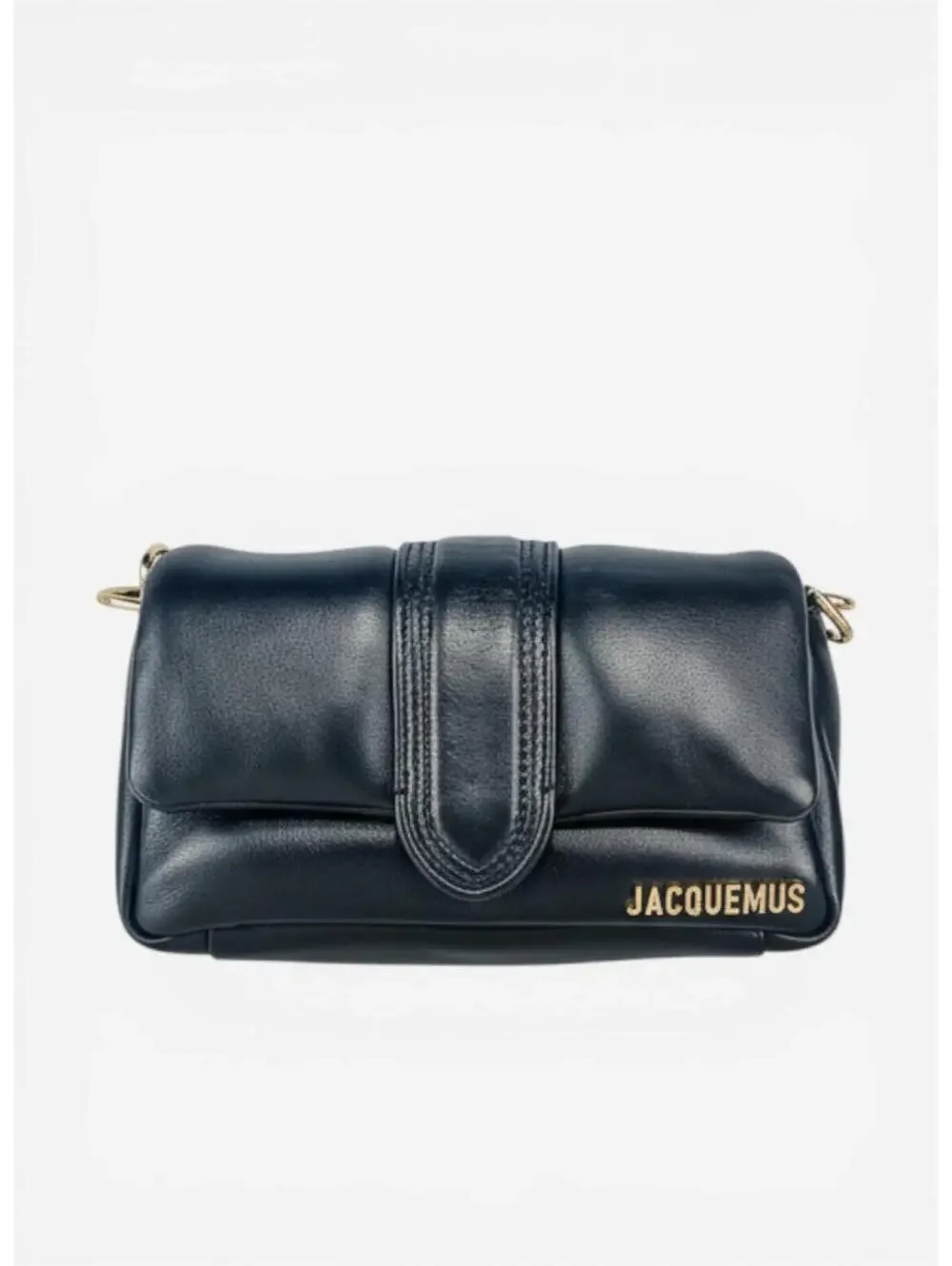 Jacquemus Le Petit Bambimou Black Leather Top Handle Crossbody Bag NWT - Picture 2 of 9